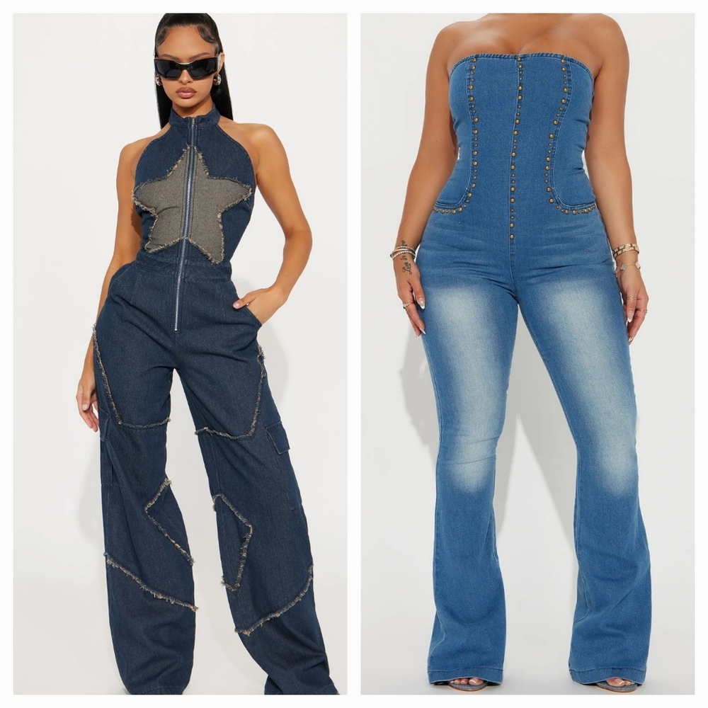2 Fashion nova jumpsuit